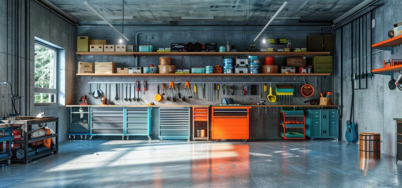 custom garage storage cabinets