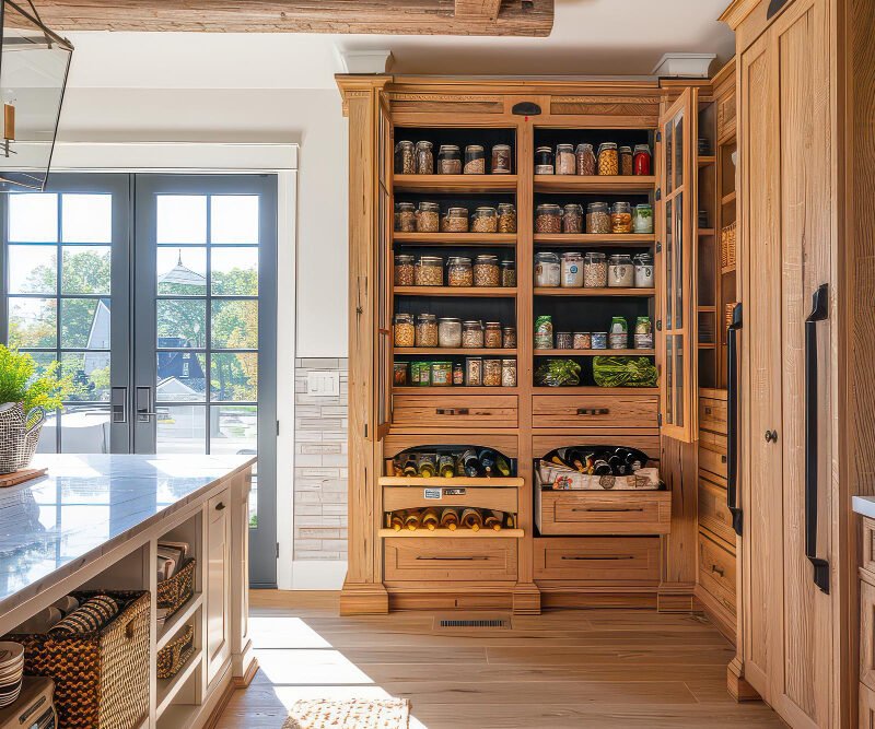 custom kitchen pantry